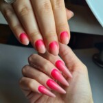 Zselé műköröm ombre géllakkal Zselé műköröm ombre géllakkal